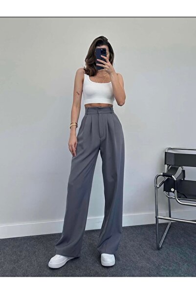 FavoriTeks Double Palazzo Trousers - Fabric Pants