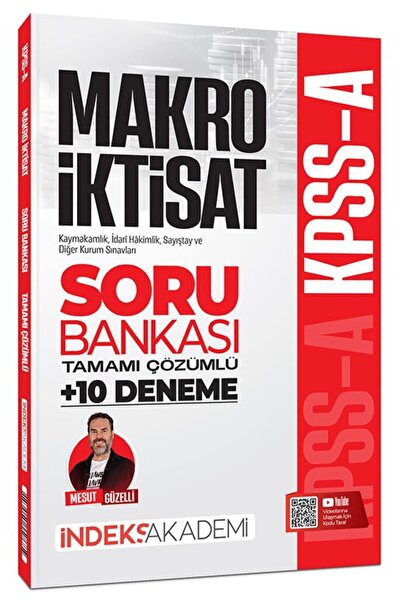 İndeks Akademi 2026 KPSS A Grubu Makro İktisat Soru Bankası ve 10 Deneme Çözü...