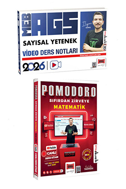 Yargı Yayınları 2026 MEB-AGS İlyas Güneş Sayısal Video Ders Notu+ Pomodoro Ca...
