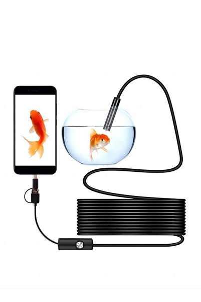 Generic 3-in-1 USB HD Industrial Endoscope Camera 5.5mm – Type-C/USB/Micro