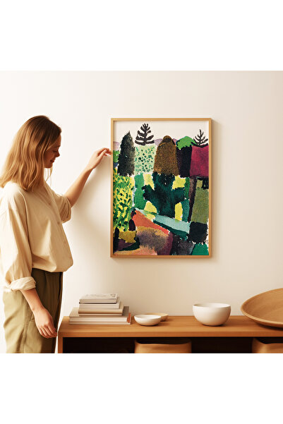 ARTHOUSECOLLECTIVE Paul Klee - Park - Painting Unframed Poster in Dimensions