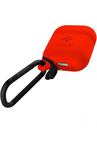 Generic Waterproof and shockproof case for Apple AirPods (1st & 2nd generation) - Red