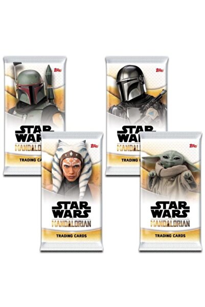 Topps حرب النجوم الماندالورية – حزمة بوستر تحتوي على 10 بطاقات، عبوة واحدة