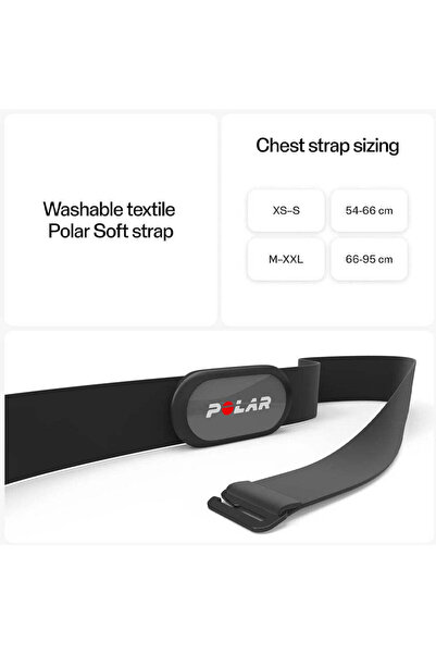POLAR Heart Rate Monitor H9 — Black, Size M-XXL