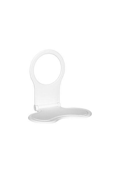 OEM White phone stand with plug-in charging