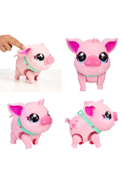 GIOCHI PREZIOSI Lucky The Piggly Interactive Piglet, My Interactive Piglet, 25 Sounds, Reactions, My Pets Piggly