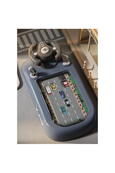 CeBros Interactive toy for children, steering wheel with music and sound effects, driving simulation, BLUE