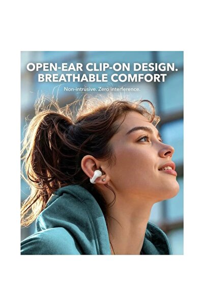 OEM Anker SoundCore C30i Wireless Open-Ear Bluetooth 5.3 Headphones, IPX4, Pearl White