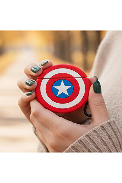 CaseOnn حافظة Apple AirPods Pro الجيل الثاني مع شخصيات كابتن أمريكا