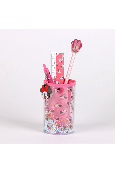 Minnie Mouse Set 5 rechizite Disney cu suport 24.5x14x7 cm