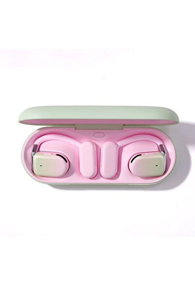 OEM Wireless Headphones with Microphone, V43, Silicone, Soft Rose