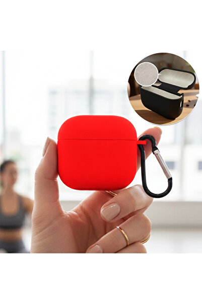 CaseOnn حافظة أبل إيربودز الجيل الرابع/مع خاصية إلغاء الضوضاء النشط مع حزام، ...