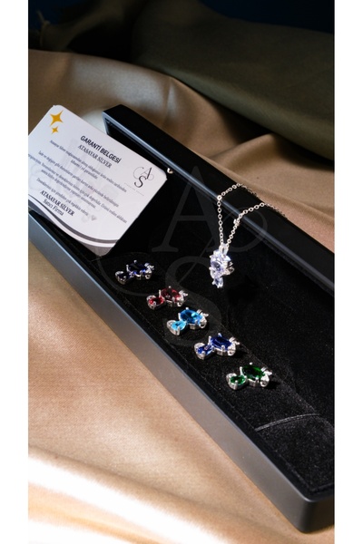 carrot silver Premium Işıklı Kutuda 925 Ayar Gümüş Kedicik Kolye - Hediye Pak...