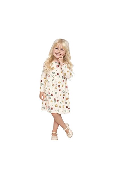 minella kids فستان مزين بالزهور لعمر 2/5 سنوات مريح للارتداء