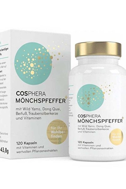 Cosphera فلفل الراهب (Vitex agnus-castus)، 120 كبسولة