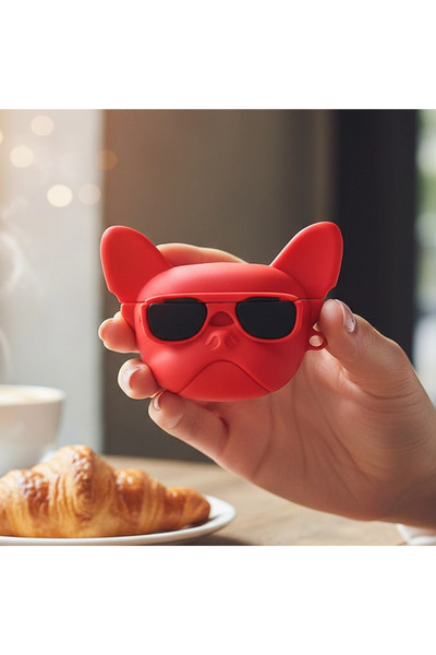 CaseOnn حافظة Apple AirPods Pro الجيل الثاني بتصميم كلب البولدوغ الفرنسي بالل...