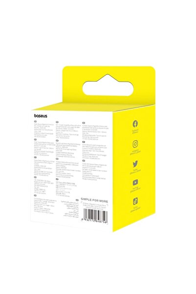 Baseus S49 Multifunctional Magnetic Car Air Vent Mount, Alumix, Golden Rose