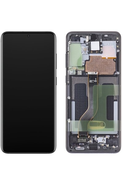 Samsung Display Touchscreen Galaxy S20+ (G986/G985) with frame, black - Service Pack GH82-22145A