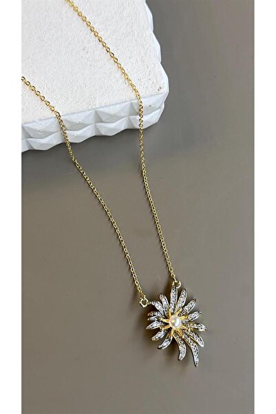 Royaleks قلادة باباتيا مع اللؤلؤ - ذهبي