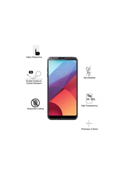 OEM Screen protector for LG Q6, 9H hardness, tempered glass, fully transparent