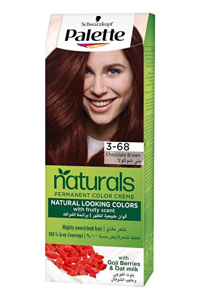 Palette Permanent Naturals Color Creme 3-68 Chocolate Brown