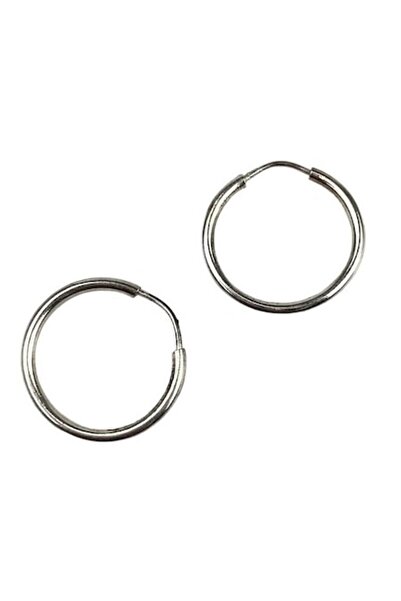 Danex - 925 Silver Hoop Earrings 18 mm
