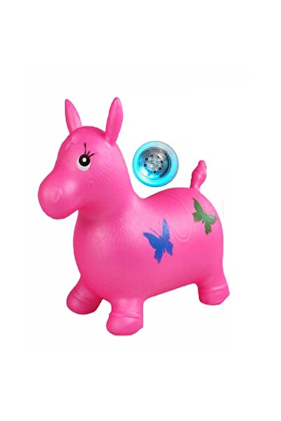 Supermarketul Copiilor Jucarie Interactiva Jumper - Calut gonflabil muzical roz