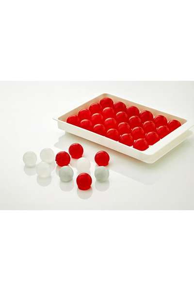 Saint Belisama Concept Practical 33-Cavity Sphere Ice Mold with Lid, 33-Cavity Round Ice Mold