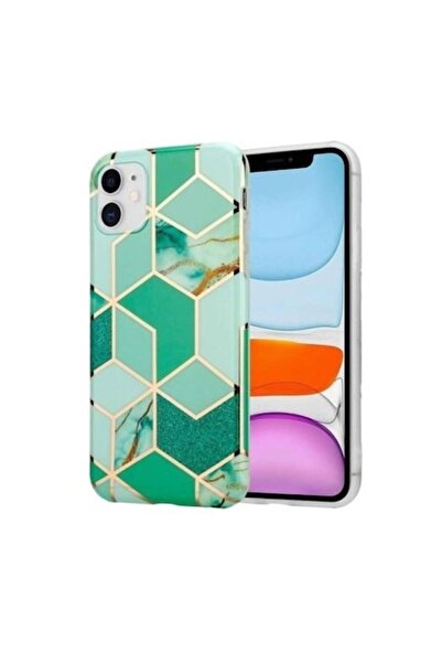 Danex Carcasă de protecție pentru Huawei P Smart (2021) - Moale IMD TPU Verde...