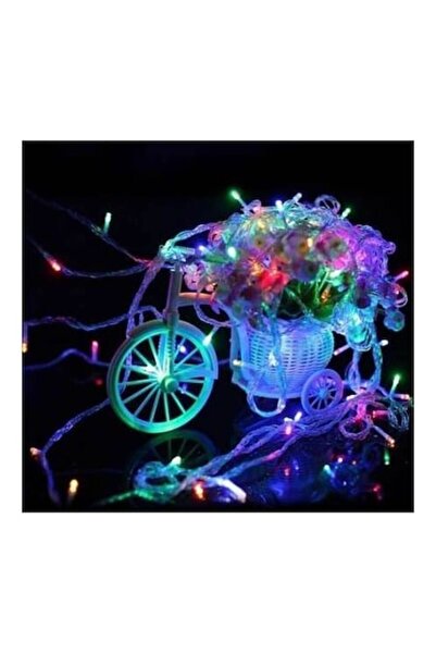 Danex Χριστουγεννιάτικα φωτάκια μπαταρίας, γραμμικά, 2 εφέ φωτισμού, διαφανές...