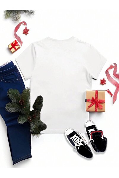 OVER HEAD Women's Cookie Merry Christmas Oversized , Crew Neck, Short Sleeve T-Shirt