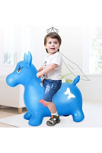 Hubi Jucarie Interactiva gonflabila - Calut gonflabil muzical albastru ,55x22...