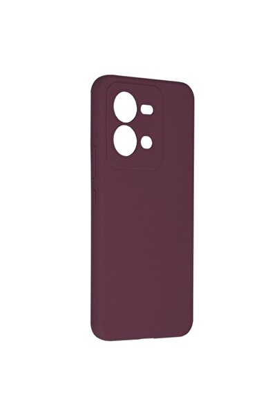 Bibilel Husă de protecție din silicon pentru Vivo X80 Lite - Violet prună (maro)