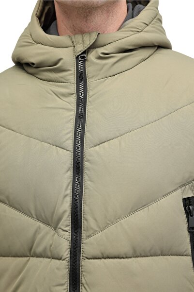 Kinetix Ml Block Coat 5Pr Khaki Men's Short Coat