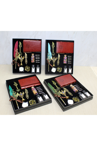 MOBEE مجموعة دفتر ملاحظات جلد ديفيت هوكا وطقم أختام، موديل قابل للتجميع رقم 1