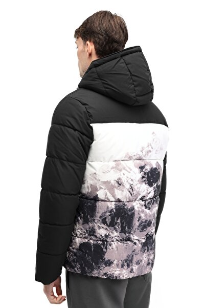 Kinetix ML 2K-KM-02 5PR Μαύρο ανδρικό κοντό παλτό