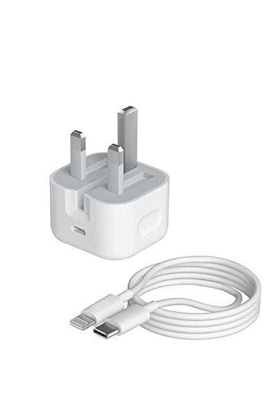 Generic TYP-C Power Adapter With iPhone Lightning Cable 20W White