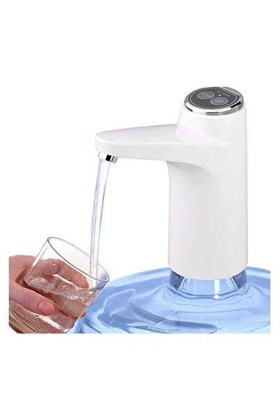 JAJEEK مضخة موزع مياه لزجاجة سعة 5 جالون، قابلة لإعادة الشحن عبر USB، إيقاف ا...