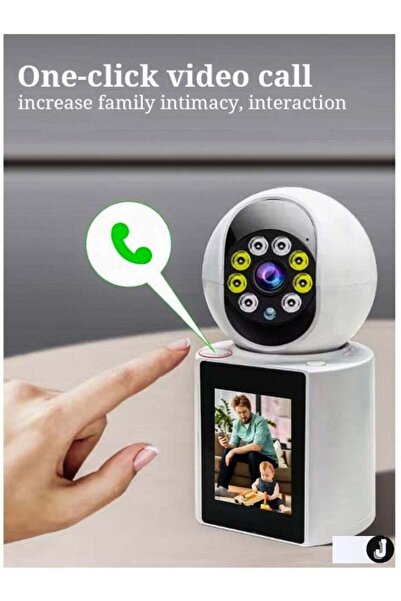 JAJEEK كاميرا مراقبة للمكتب المنزلي - دقة عالية كاملة 1080 بكسل، واي فاي، صوت...