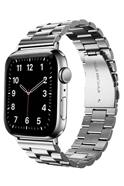 JAJEEK حزام من الفولاذ المقاوم للصدأ لساعة Apple Watch (42-49 مم) - حزام بديل...