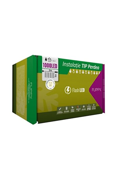 OEM Luminițe de Crăciun profesionale pentru exterior, tip perdea, 2m x 5m – 1...