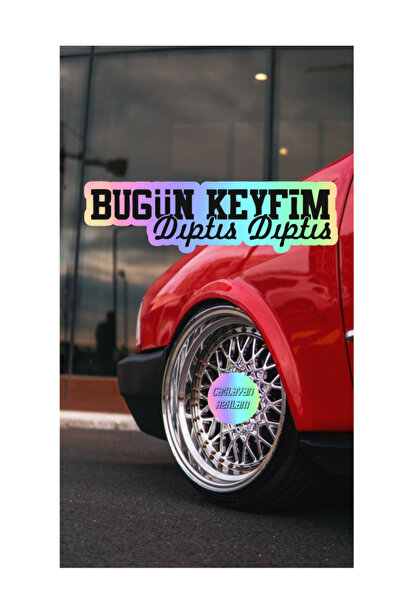 Çağlayan Reklam ملصق زجاج السيارة والدراجة النارية بتقنية الهولوغرام بتصميم JDM