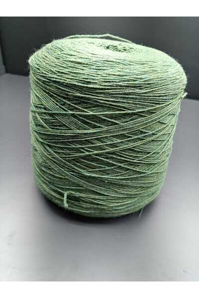 Pİ Yarn خيط تريكو صوف 70%، 500 جرام، أخضر فستقي