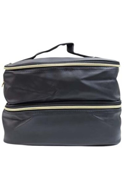 Salon System حقيبة مكياج محمولة من صالون سيستم، لون أسود