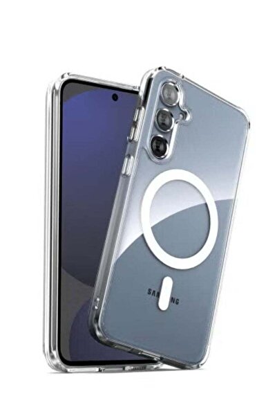 JAJEEK جراب TPU شفاف مغناطيسي لهاتف Samsung Galaxy S24 FE 5G (2024) - متوافق ...