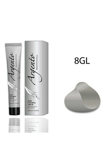 Argento Hair Dye Cream 8 GL Light Blonde Silver Lavender 100 ml