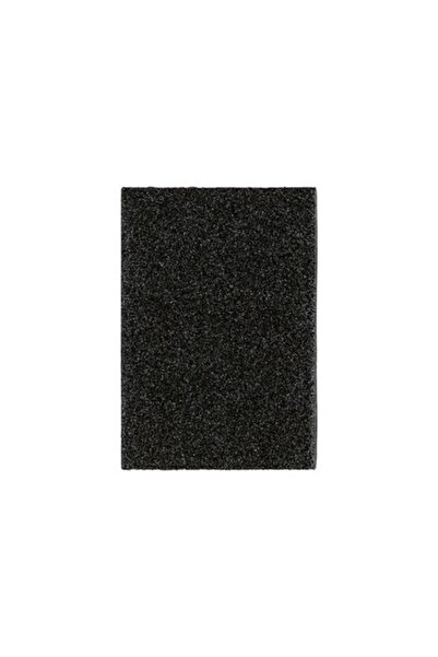 Bibilel Abrasive sanding sponge set for wood, metal, paint, medium/fine grit, 2 pcs, 10x7 cm, black