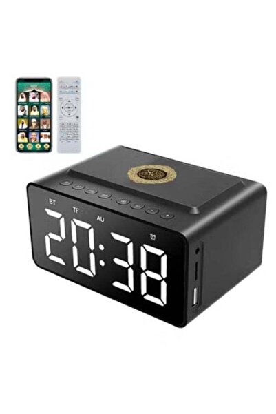 JAJEEK SQ808 سماعة قرآن مع ساعة أذان - سماعة بلوتوث 8 جيجابايت مع التحكم بالت...