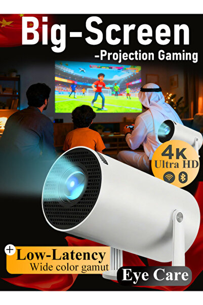 OEM Projector 4k full hd wifi Support Portable A projector can be used for gaming