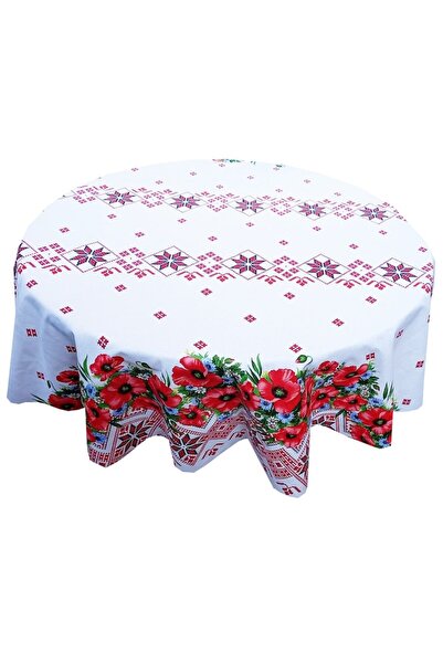 Mcf round tablecloth 100% cotton, diameter 150 cm